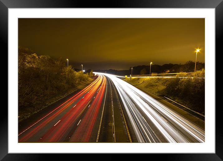 M53 Light Trails Framed Mounted Print by Paul Farrell Photography