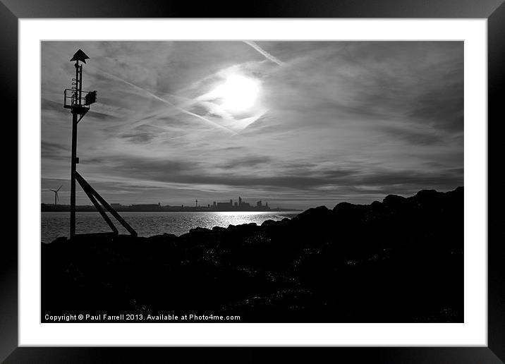 Mersey view Framed Mounted Print by Paul Farrell Photography