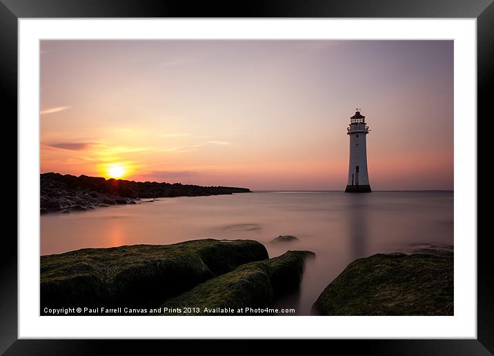 On the rocks Framed Mounted Print by Paul Farrell Photography