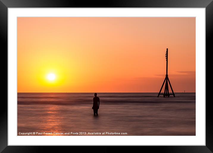 Cosby sunset and silhouettes Framed Mounted Print by Paul Farrell Photography