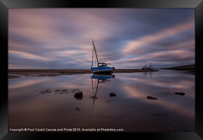 Boats at Meols Framed Print by Paul Farrell Photography