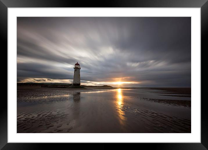 Talacre sunset Framed Mounted Print by Paul Farrell Photography