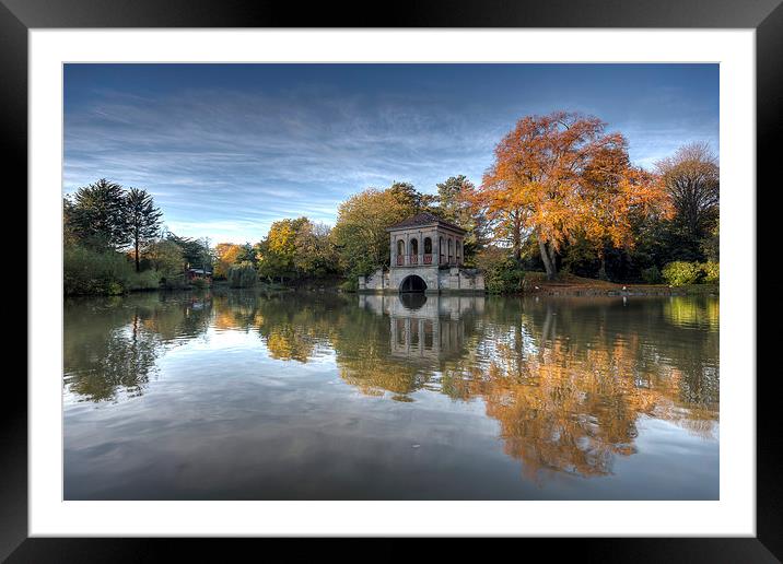 Autumn reflections Framed Mounted Print by Paul Farrell Photography