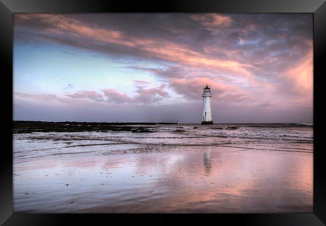 February sunrise at Perch Rock Framed Print by Paul Farrell Photography