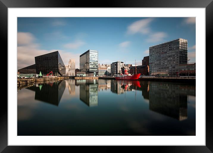Canning dock reflections Framed Mounted Print by Paul Farrell Photography