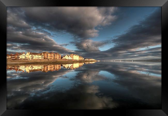 West Kirby reflections Framed Print by Paul Farrell Photography