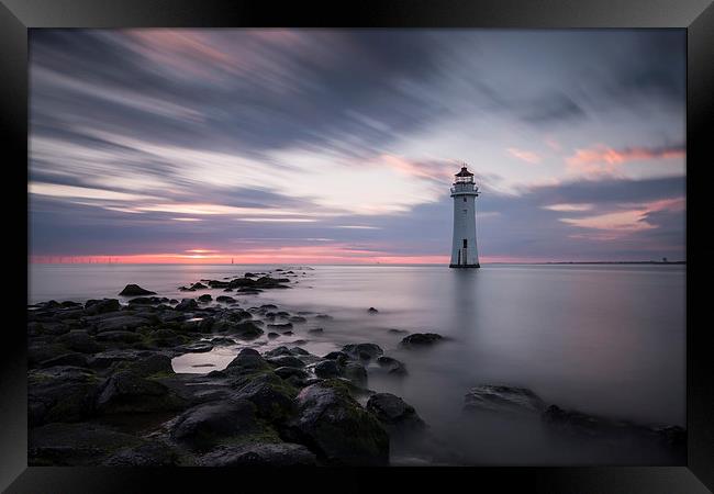 Perch rock lighthouse Framed Print by Paul Farrell Photography
