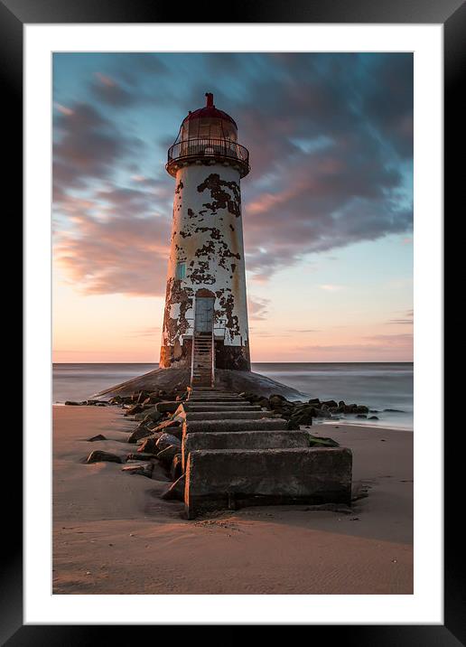 Talacre lighthouse Framed Mounted Print by Paul Farrell Photography