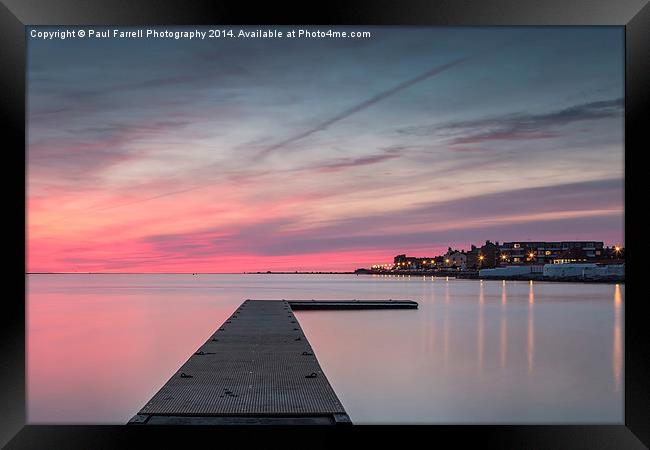  West Kirby afterburn Framed Print by Paul Farrell Photography