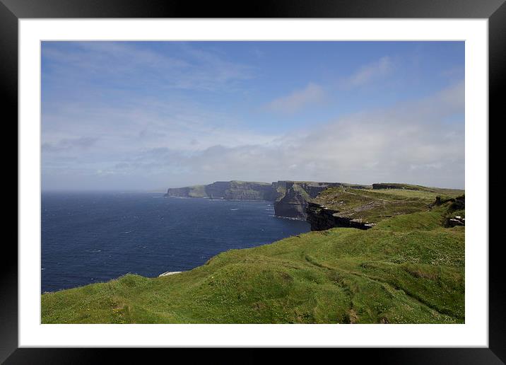  The Cliffs Of Moher Framed Mounted Print by Duncan Mathews