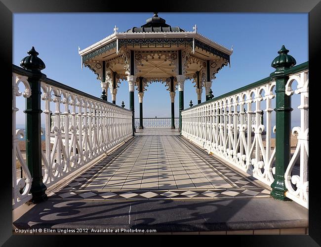 Brighton Bandstand Framed Print by Ellen Ungless