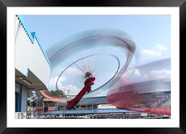 Fairground, Hunstanton Framed Mounted Print by David Wilkins