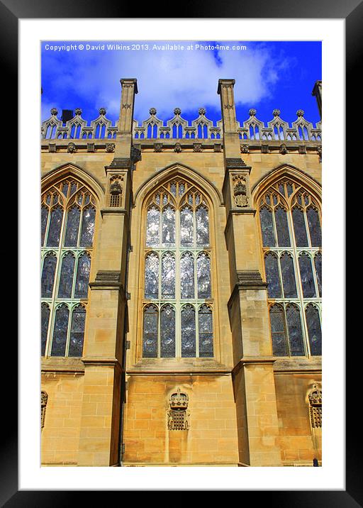 St Georges Chapel, Windsor Castle Framed Mounted Print by David Wilkins
