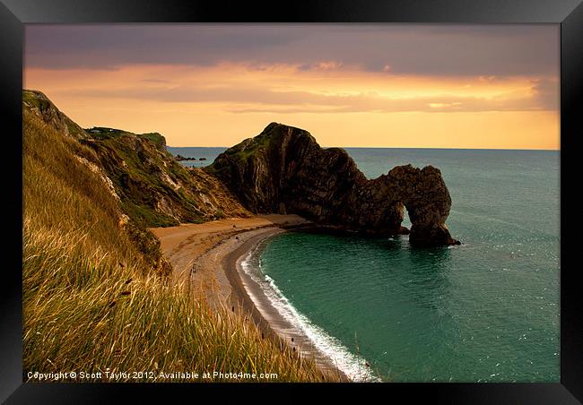 Durdle Door Framed Print by Scott Taylor