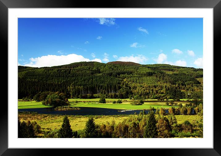 Sunny Scottish Scene Framed Mounted Print by Sarah George