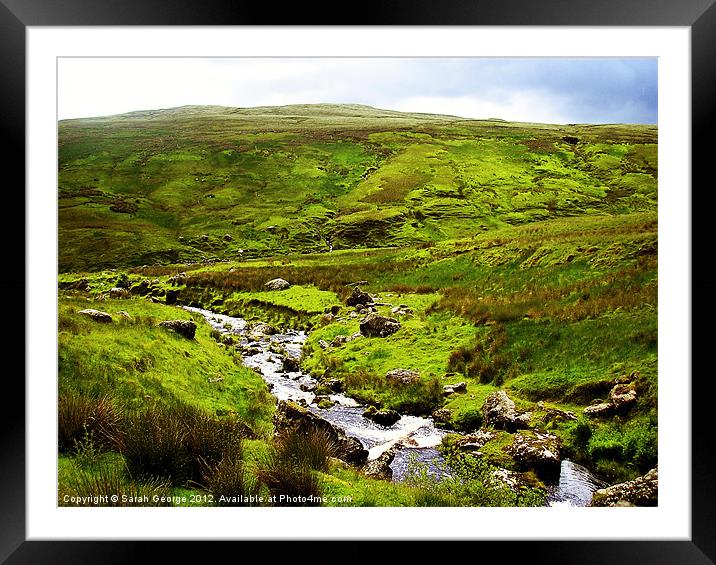 Irish Landscape Framed Mounted Print by Sarah George