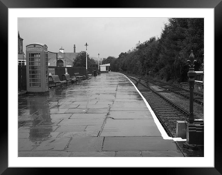 East Lancashire Railway Framed Mounted Print by TERENCE O'NEILL