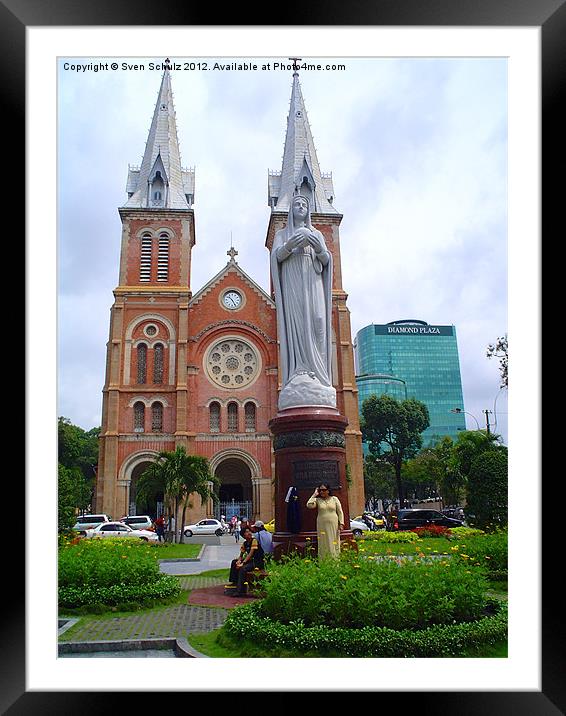 Church in Vietnam Framed Mounted Print by Sven Schulz