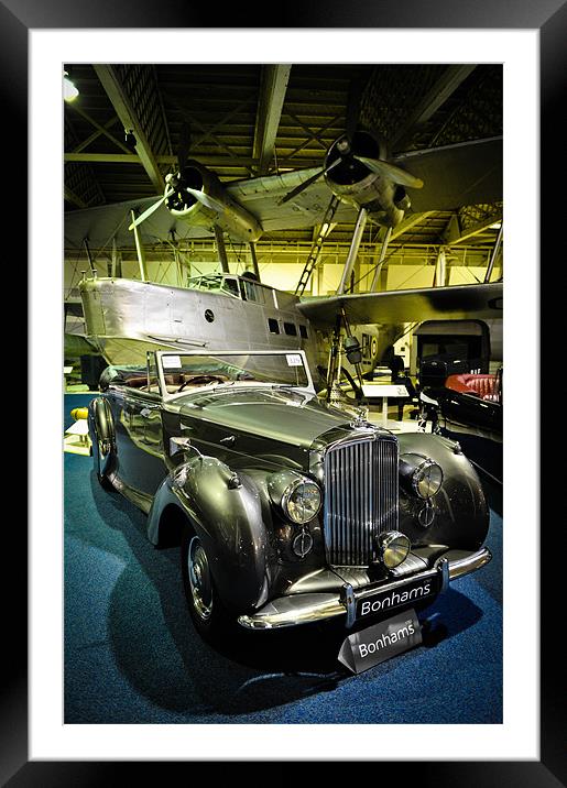 Classic Bentley Framed Mounted Print by Robin East