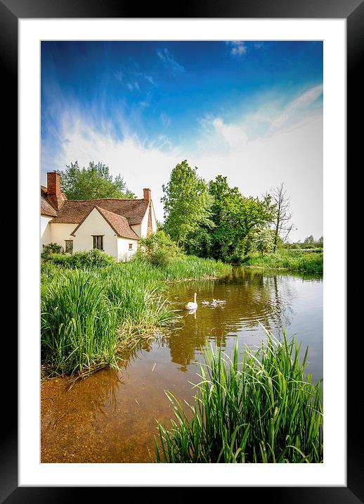  Willy Lott's Cottage Framed Mounted Print by Robin East