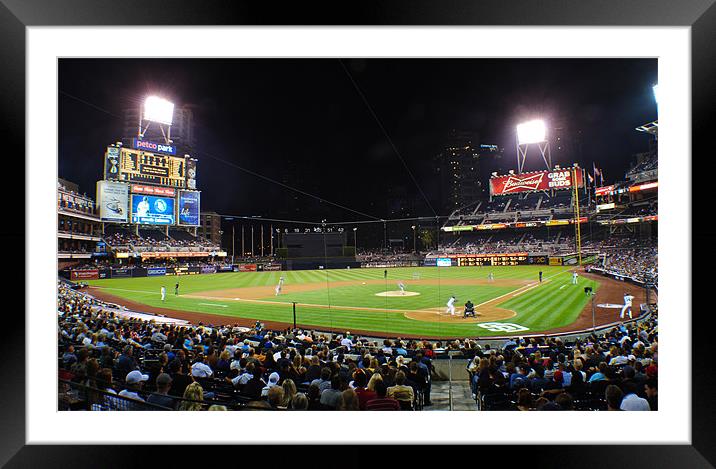 Petco Park Framed Mounted Print by Jake Hughes