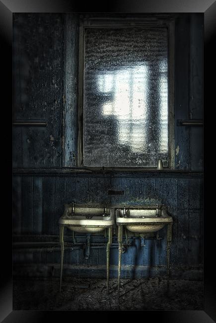Bathroom Blues Framed Print by Jason Green