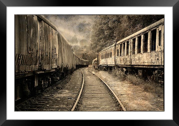 End of the Line. Framed Mounted Print by Jason Green