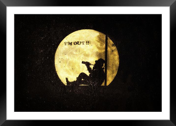 IM OUT!! Framed Mounted Print by Jason Green