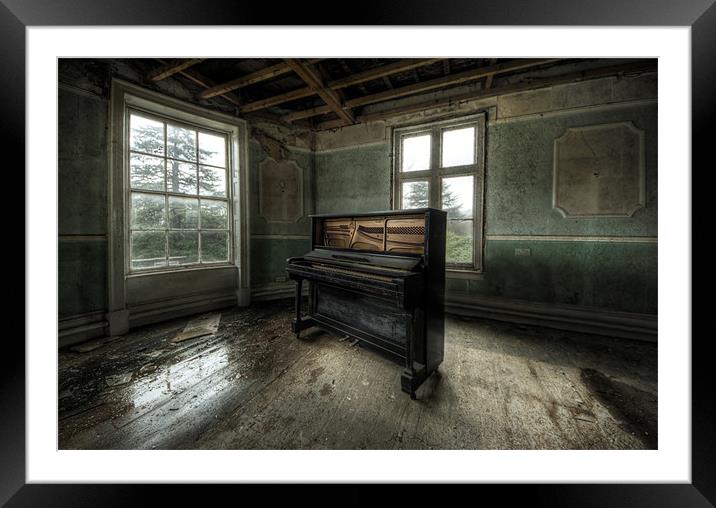 Piano in a Mansion Framed Mounted Print by Jason Green