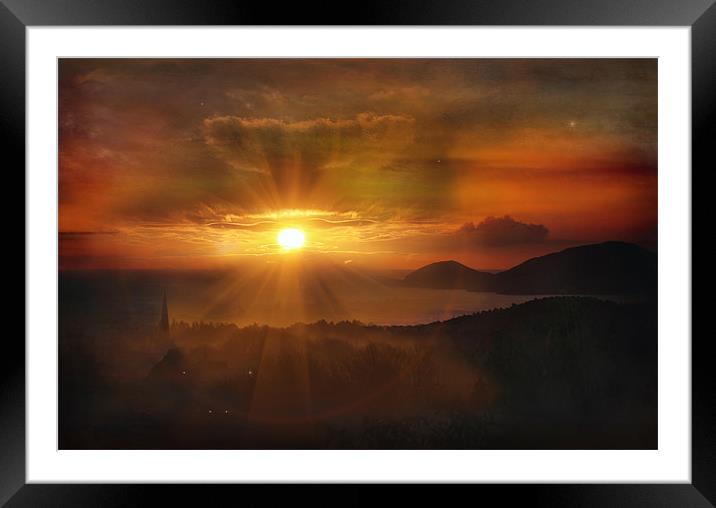 Honeymoon Sunset Framed Mounted Print by Jason Green