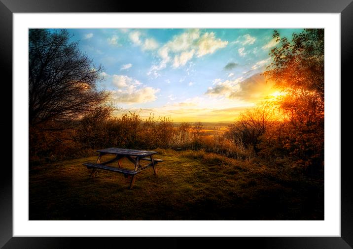 Picnic Framed Mounted Print by Jason Green
