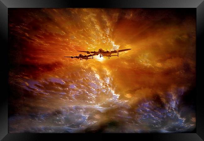 "Fire in the Sky" Framed Print by Jason Green