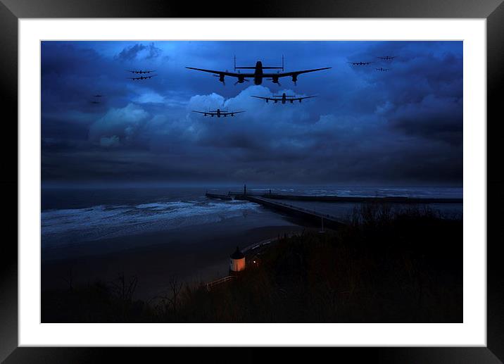  The Night Raid Framed Mounted Print by Jason Green