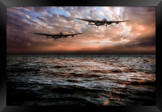 Lancaster Bombers Framed Print by Jason Green