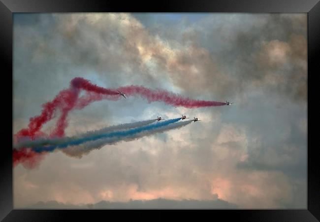   Red Arrows Framed Print by Jason Green