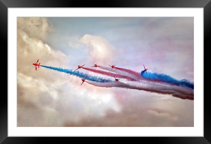   Red Arrows Framed Mounted Print by Jason Green