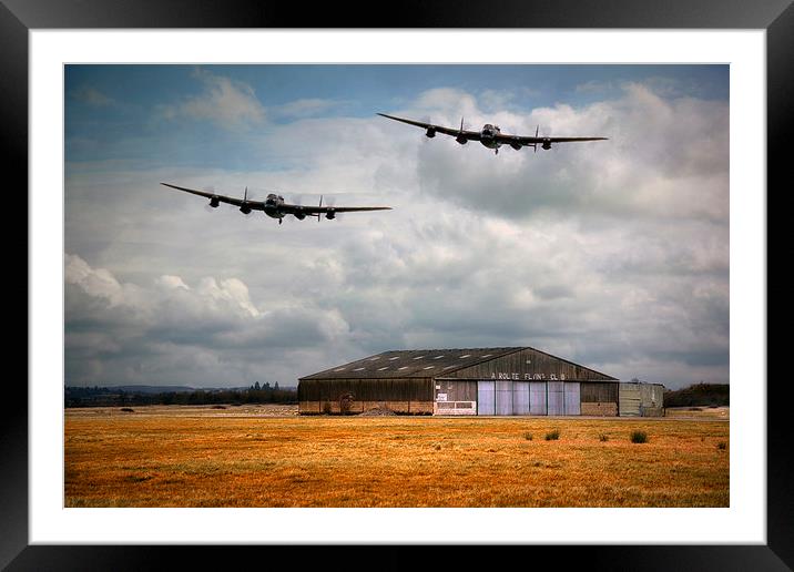  Lancaster Bomber  Framed Mounted Print by Jason Green
