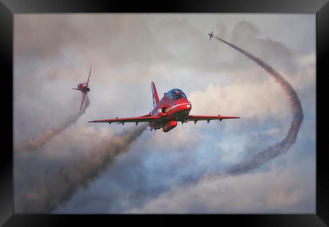 The Red Arrows  Framed Print by Jason Green