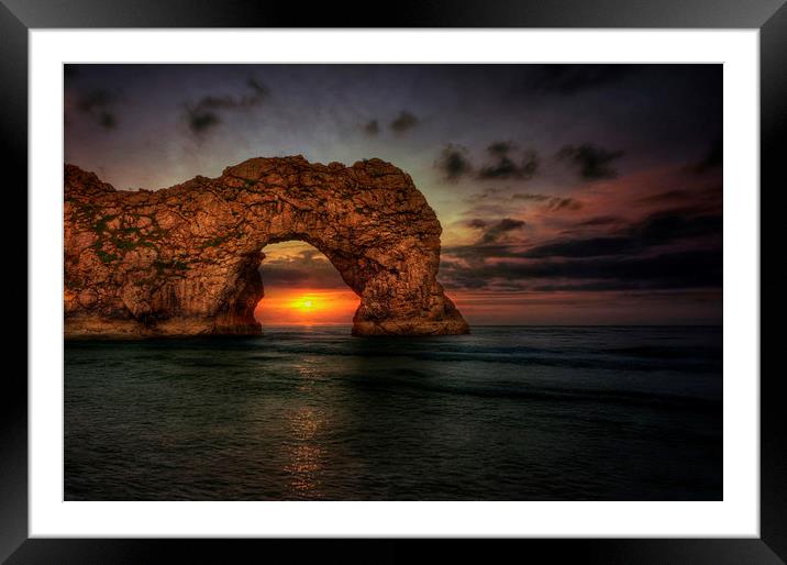 Durdle Door Framed Mounted Print by Jason Green