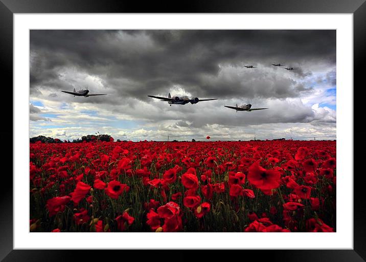 Spitfires And Blenheim  Framed Mounted Print by Jason Green