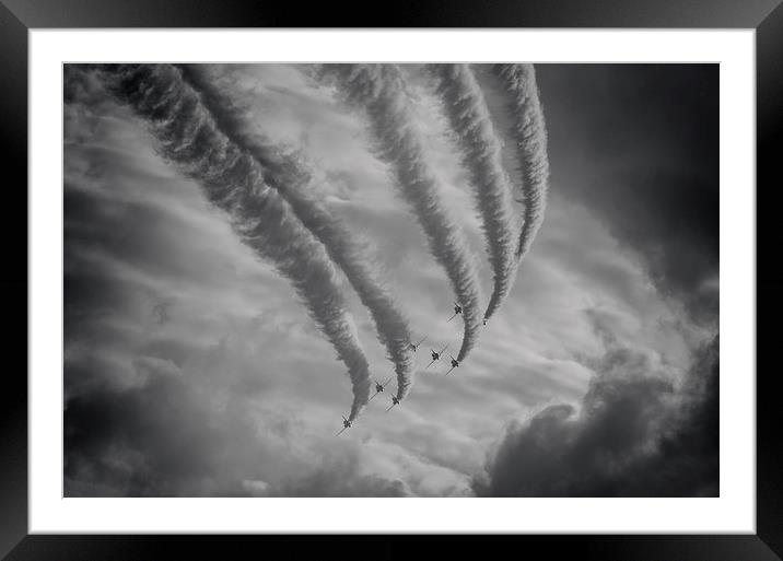  RAF Red Arrows Framed Mounted Print by Jason Green