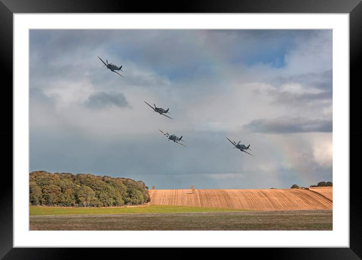 Somewhere under the rainbow Framed Mounted Print by Jason Green