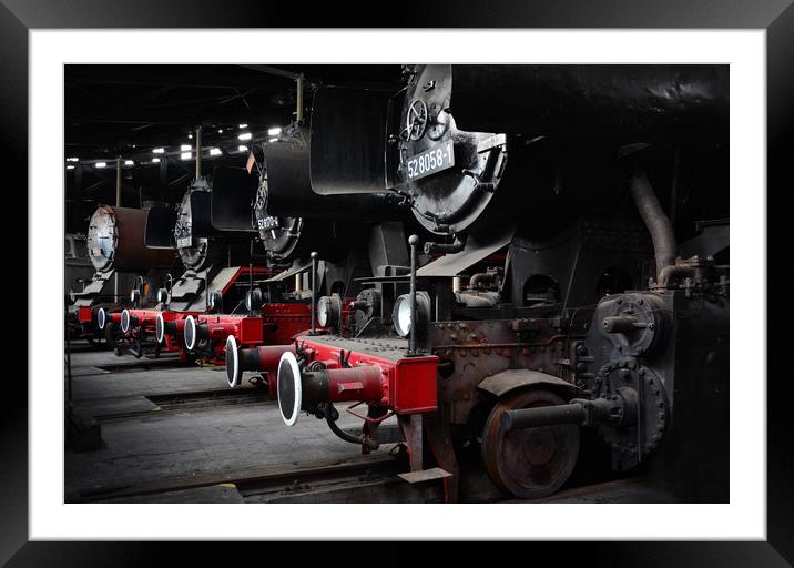 Locomotion Framed Mounted Print by Jason Green