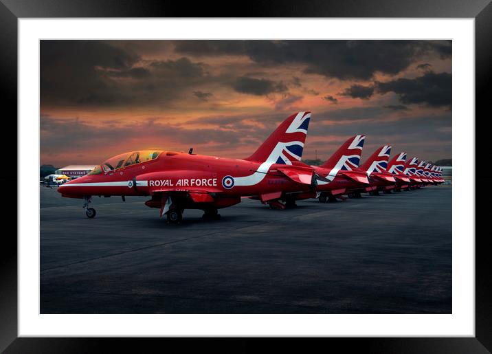 Red 10 Framed Mounted Print by Jason Green