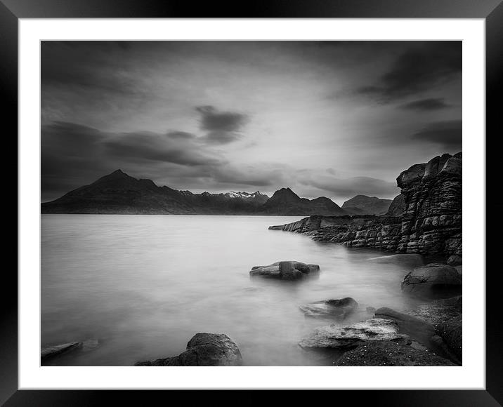 View to Black Cuillen Framed Mounted Print by andrew bagley