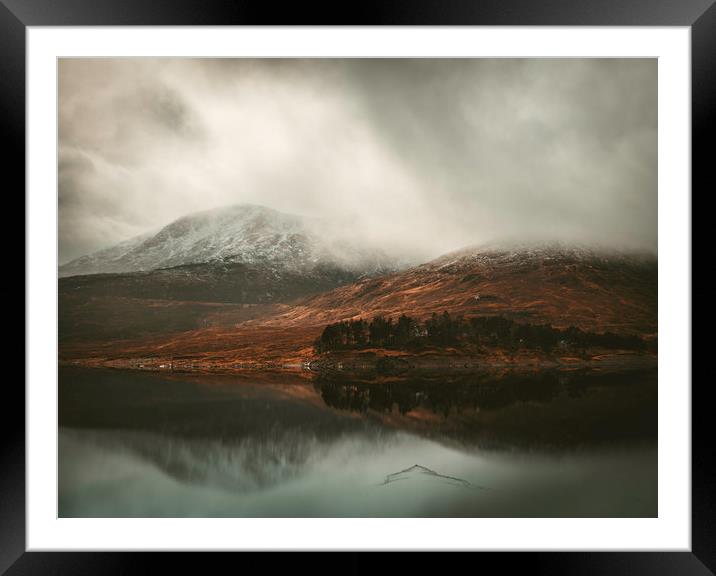Highland View Framed Mounted Print by andrew bagley