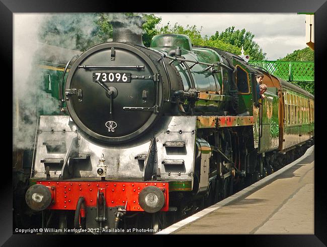BR Standard Class 5MT No. 73096 Framed Print by William Kempster