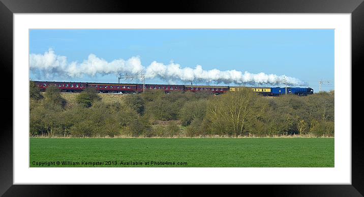 The Cathedrals Express Framed Mounted Print by William Kempster