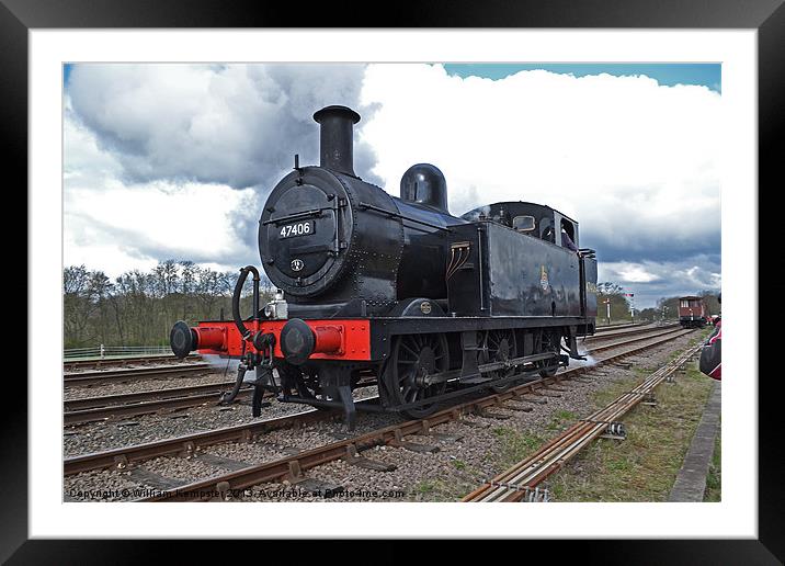 3F Jinty No 47406 Framed Mounted Print by William Kempster