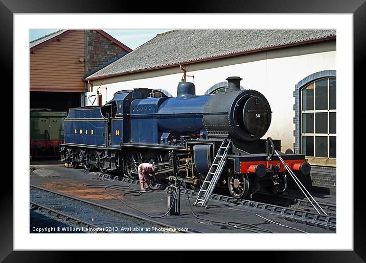 SDJR 7F Class No 88 Framed Mounted Print by William Kempster